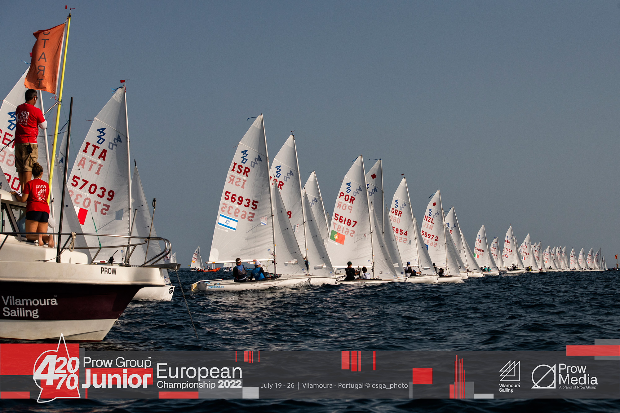 Race day 2 results - 2022 420 & 470 Junior Europeans